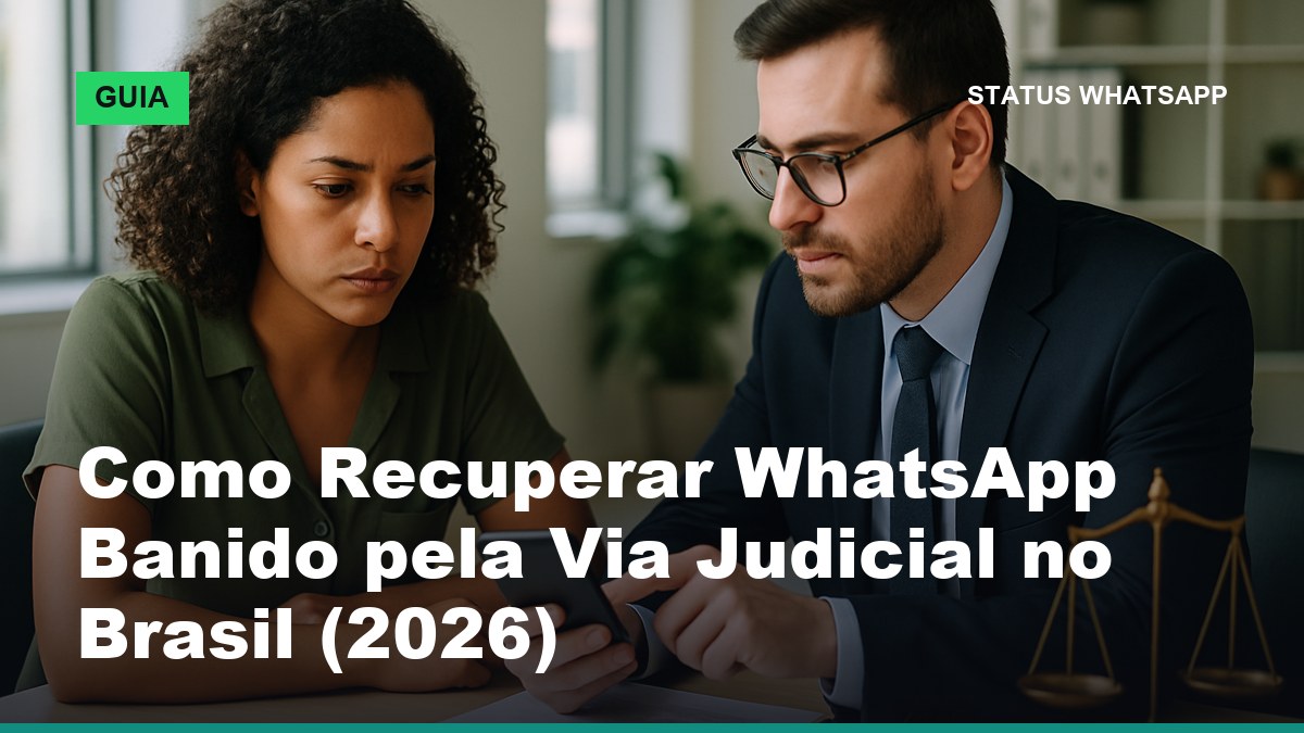 Empresária brasileira consulta advogado sobre ação judicial para recuperar WhatsApp banido